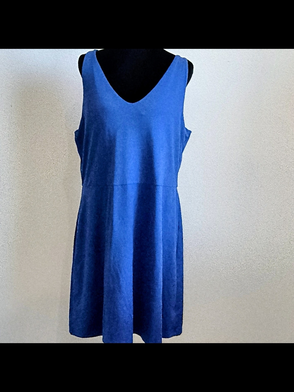 GAP Sport Royal Blue V-Neck Sleeveless Athletic Tank Dress/Skort XXL